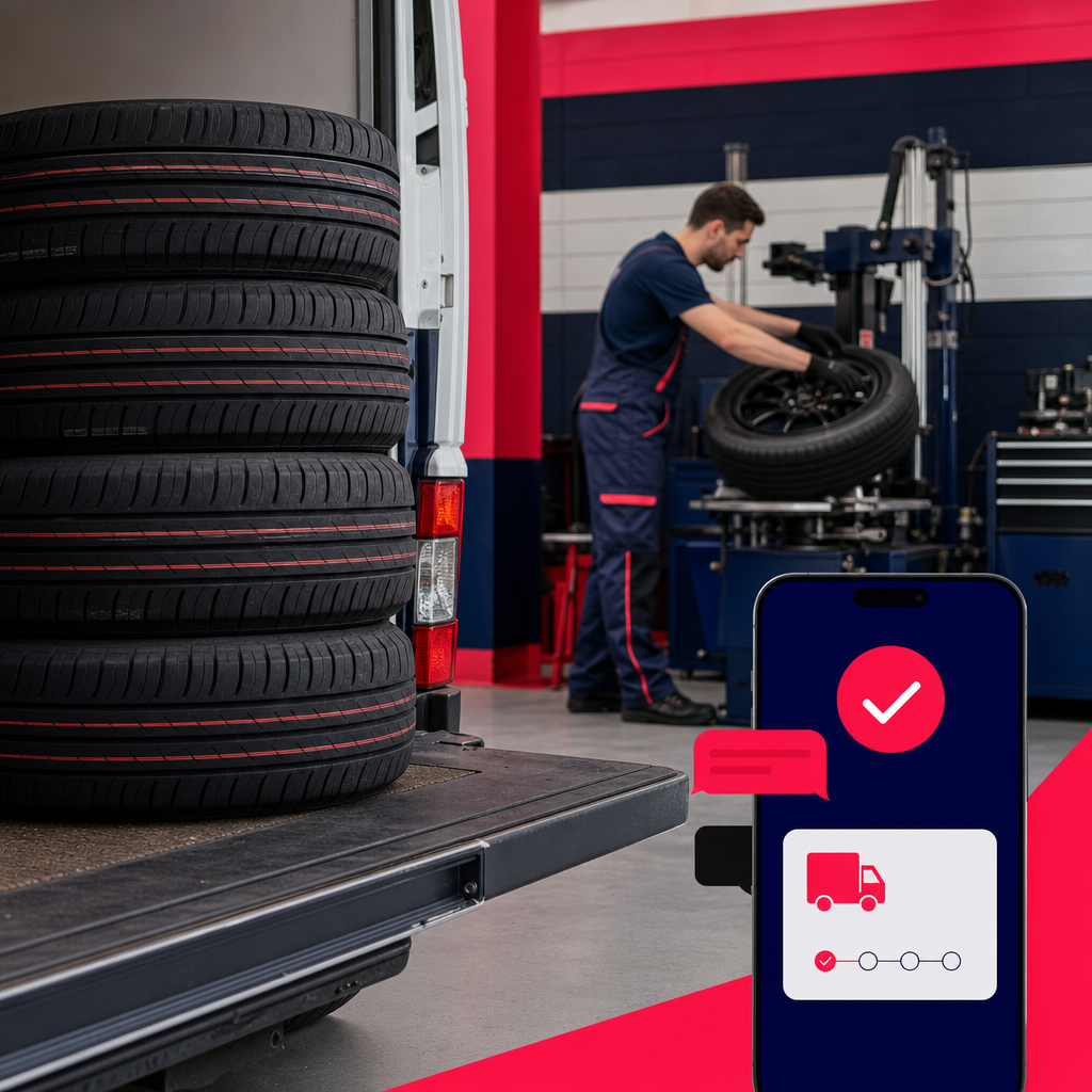 Commander vos pneus en ligne : livraison, montage et garage partenaire