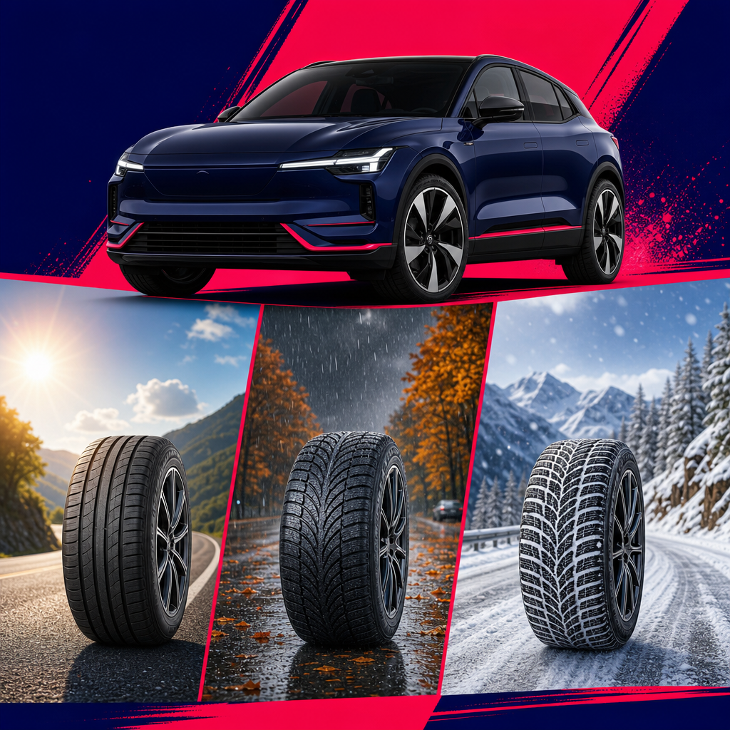 Pneus été, hiver ou toutes saisons : quelle monte choisir pour un SUV électrique en août 2026 ?