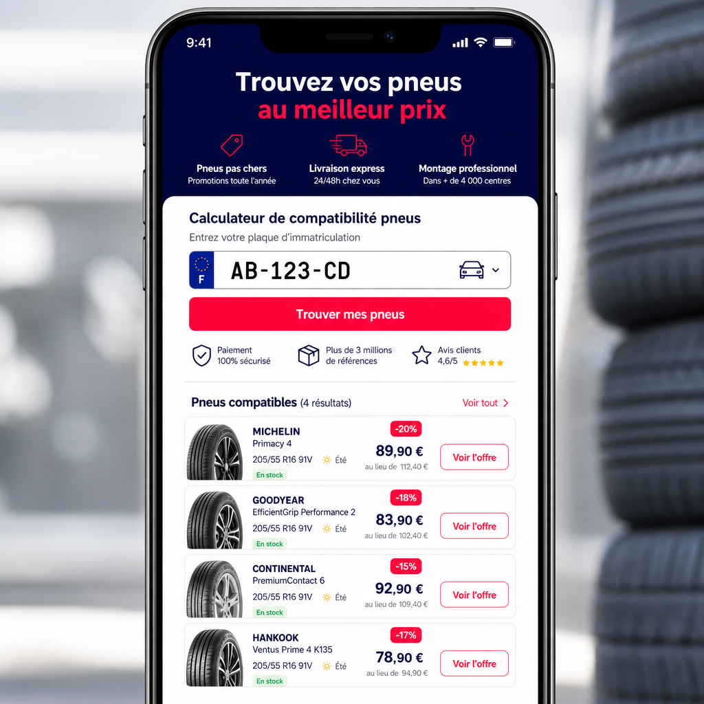 Calculateur et conseils pratiques pour choisir ses pneus en 2026