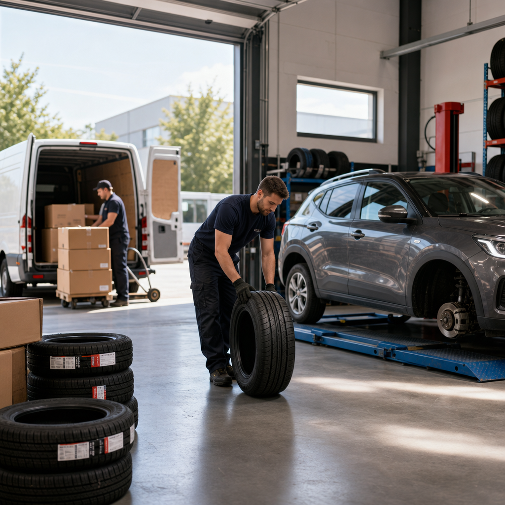 Où faire livrer vos pneus : domicile, garage partenaire ou centre de montage