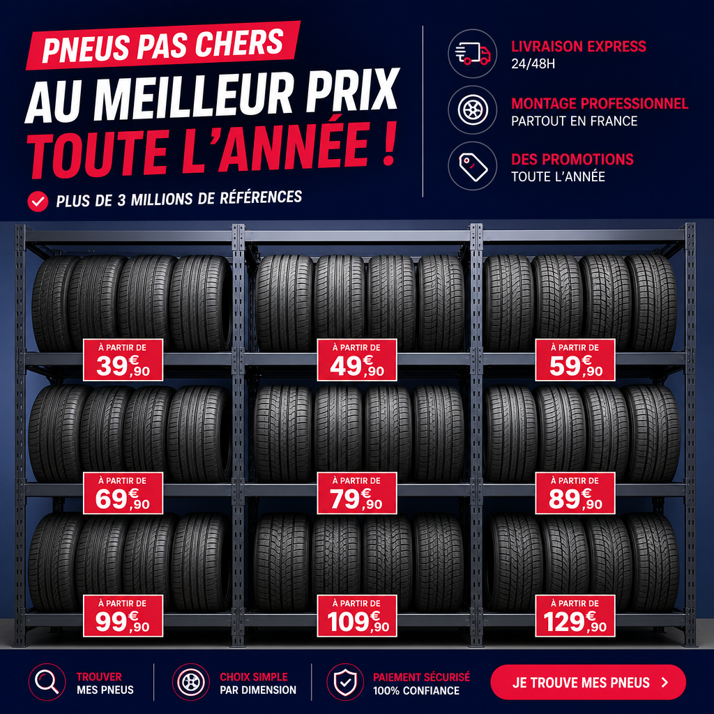 Choisir parmi les grandes marques de pneus voiture au meilleur prix