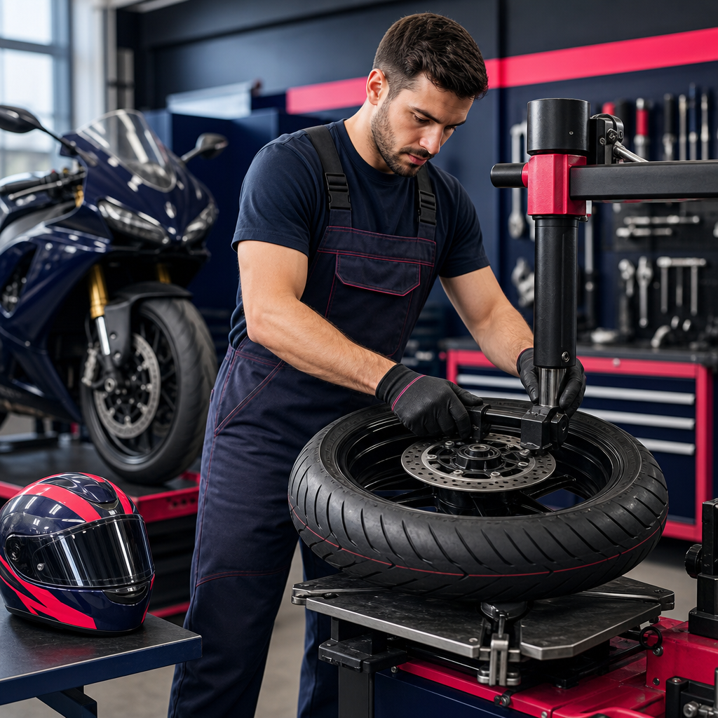 Livraison, montage et remplacement de vos pneus moto