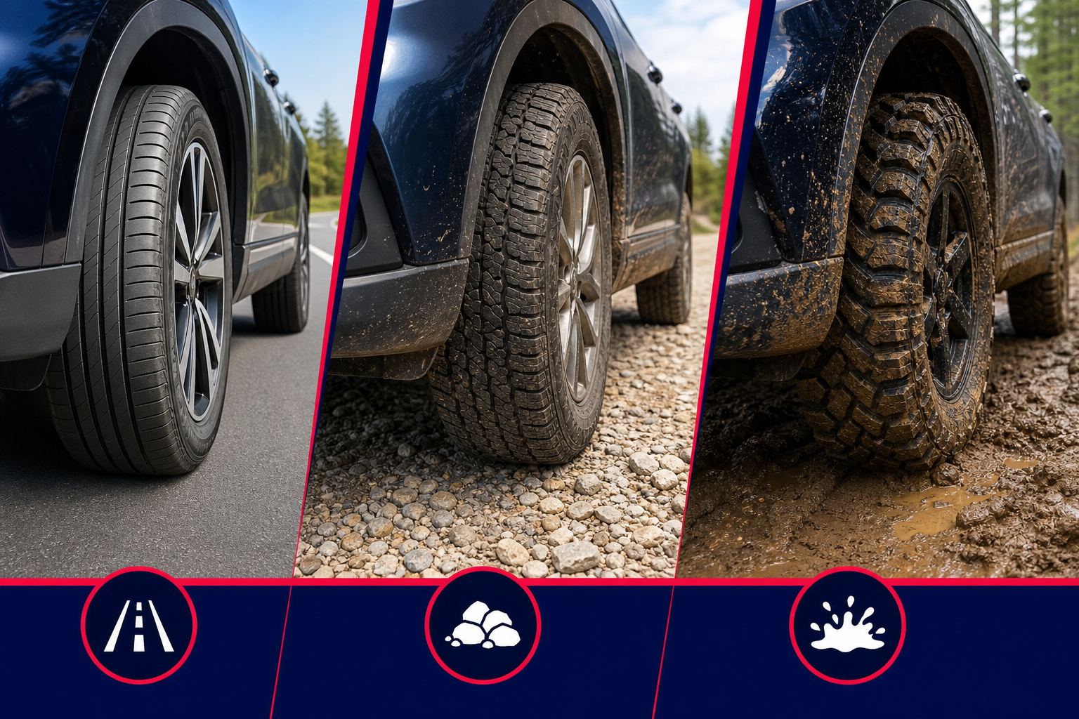 Pneus SUV, 4x4 et tout-terrain : quelles différences selon votre usage ?
