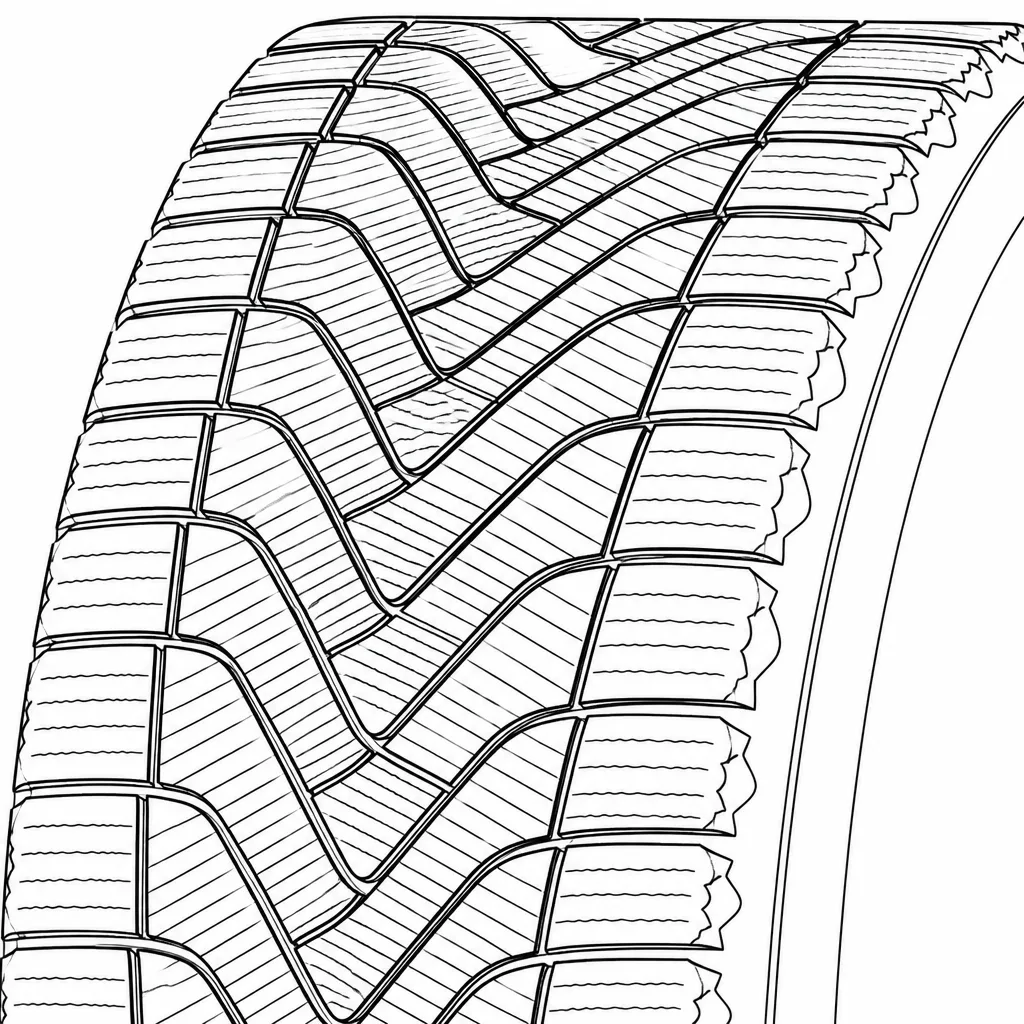 Schéma illustratif : Forte densité de lamelles dans des pavés de largeur variable