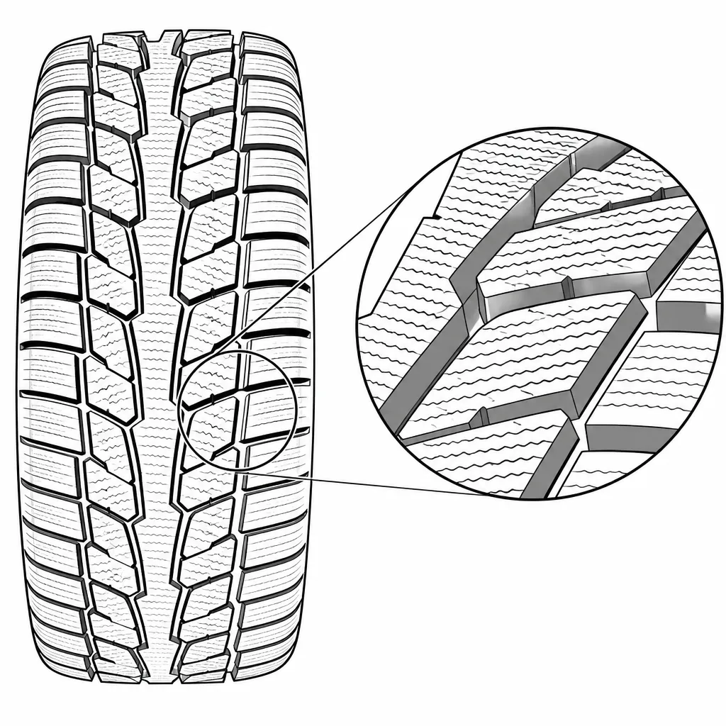 Schéma illustratif : Forte densité de lamelles transversales et obliques