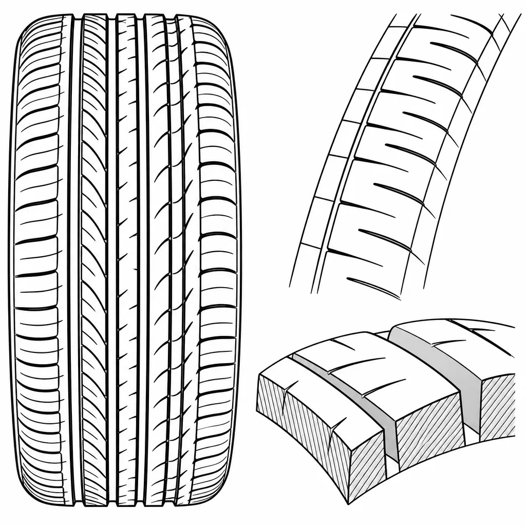 Schéma illustratif : Périphérie à forte proportion de gomme porteuse et ouvertures courtes