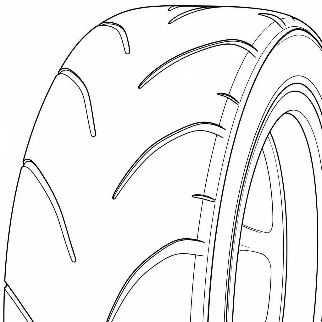 Schéma illustratif : Contour d’épaule arrondi et faiblement entaillé