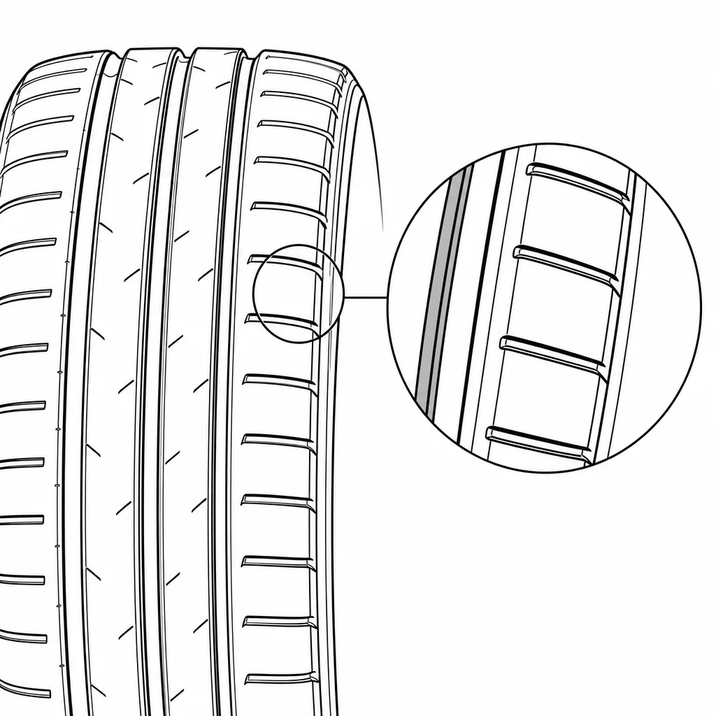 Schéma illustratif : Blocs d’épaule larges avec séparations transversales courtes