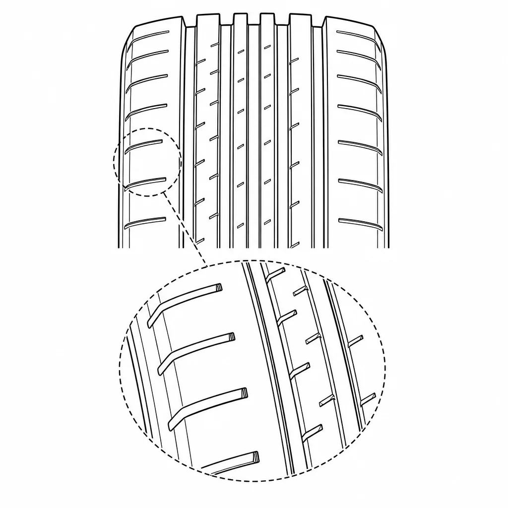 Schéma illustratif : Faible proportion de grandes ouvertures transversales