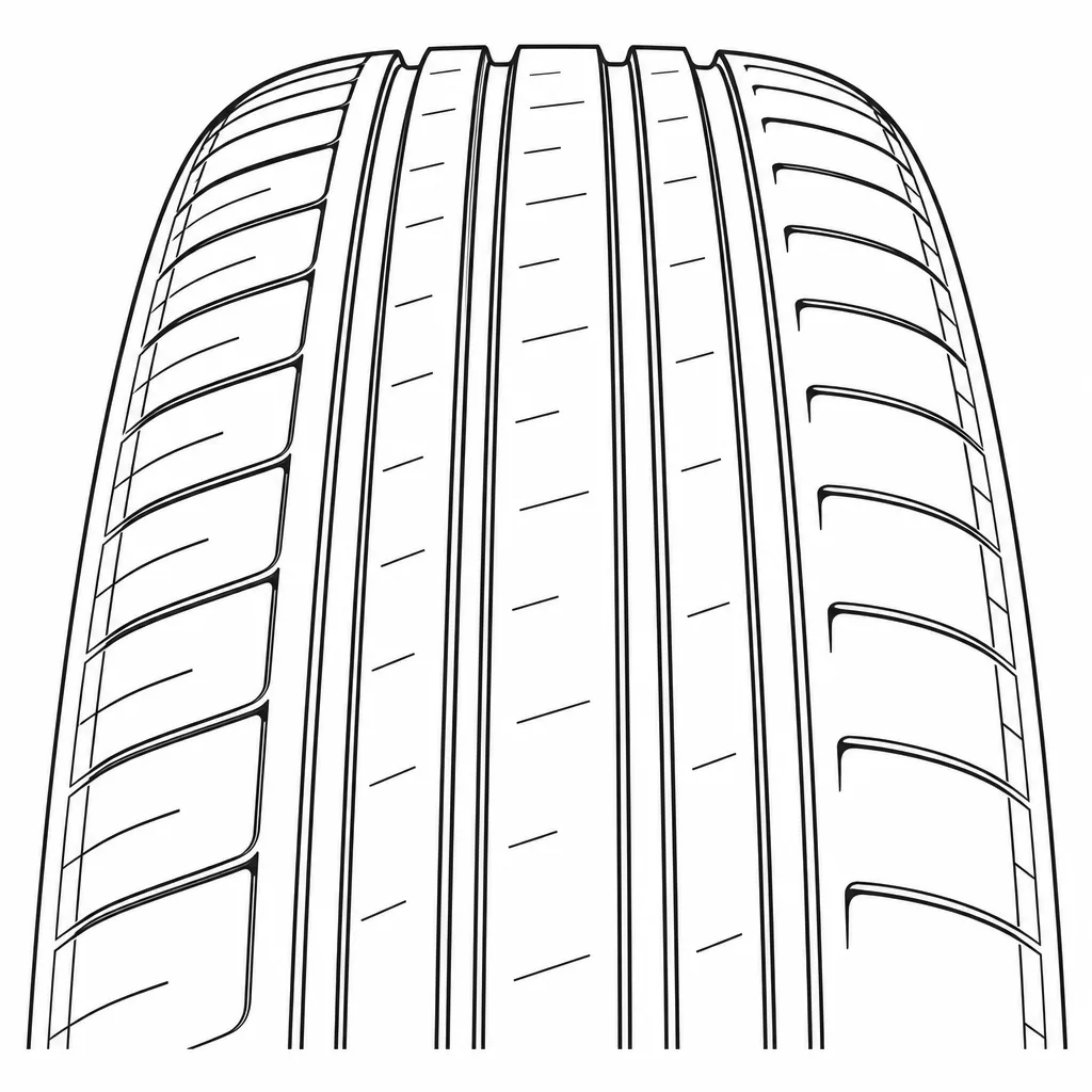 Schéma illustratif : Bandes porteuses longitudinales relativement continues