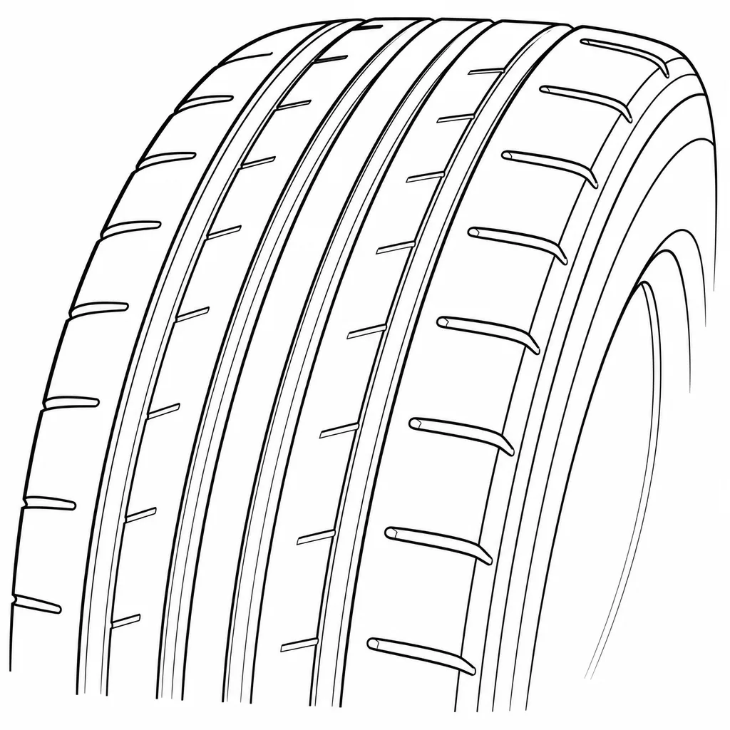 Schéma illustratif : Pavés d’épaule larges munis d’encoches courtes