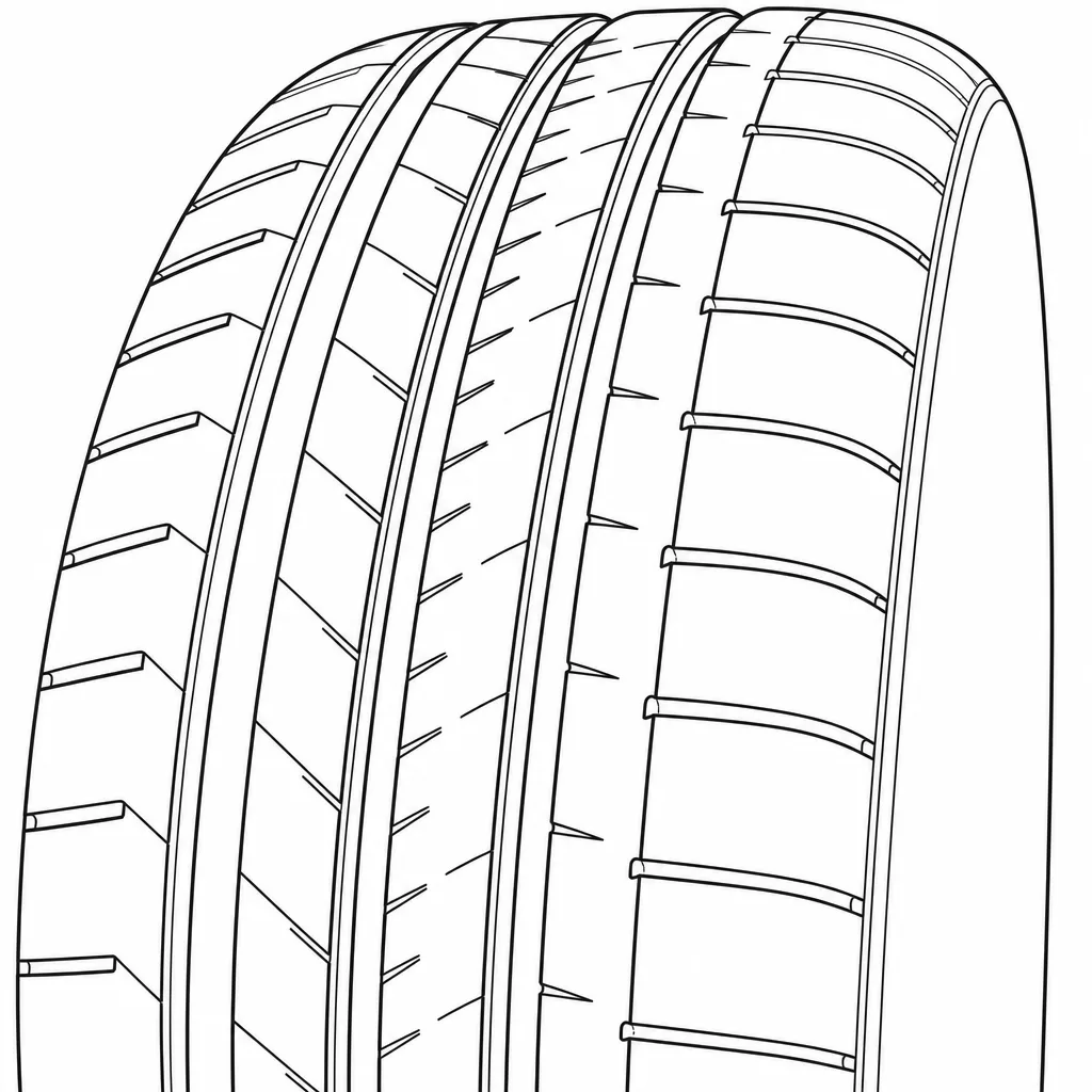 Schéma illustratif : Épaules semi-continues découpées par des encoches transversales répétées