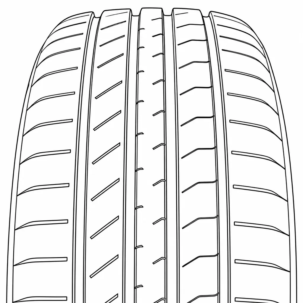 Schéma illustratif : Nervure centrale étroite munie de petites encoches latérales