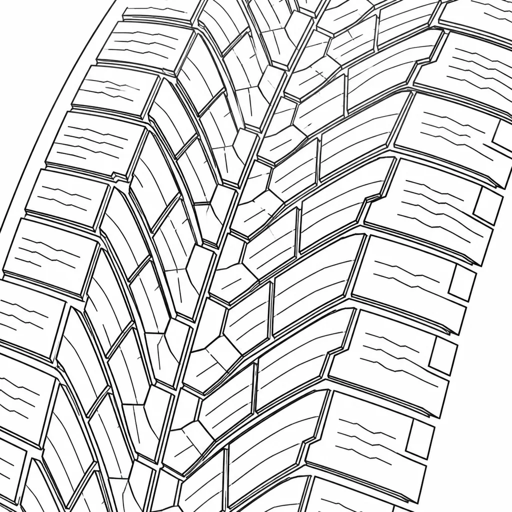 Schéma illustratif : Centre composé de petits pavés polygonaux reliés par des passages de gomme étroits