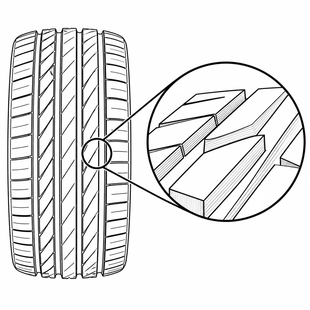 Schéma illustratif : Pavés allongés aux extrémités obliques et aiguës