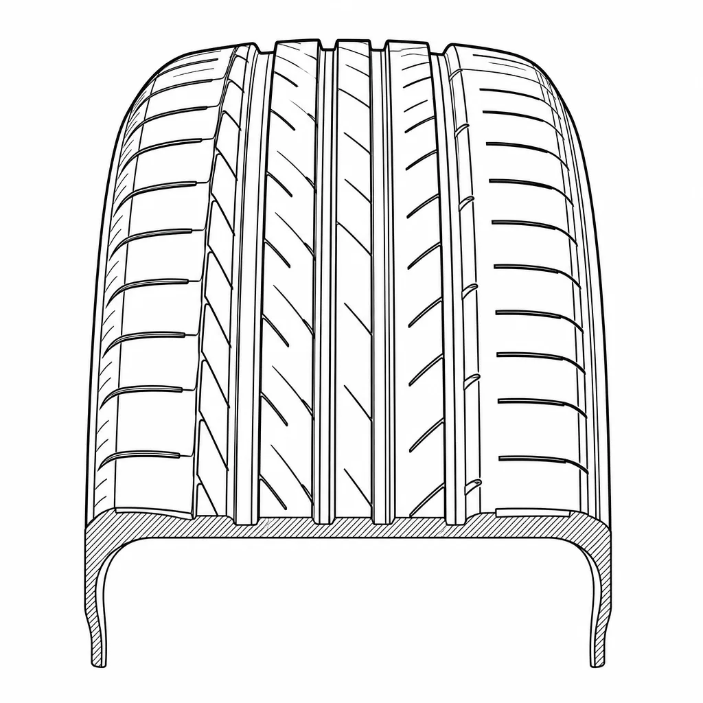 Schéma illustratif : Épaules présentant des taux de gomme très différents