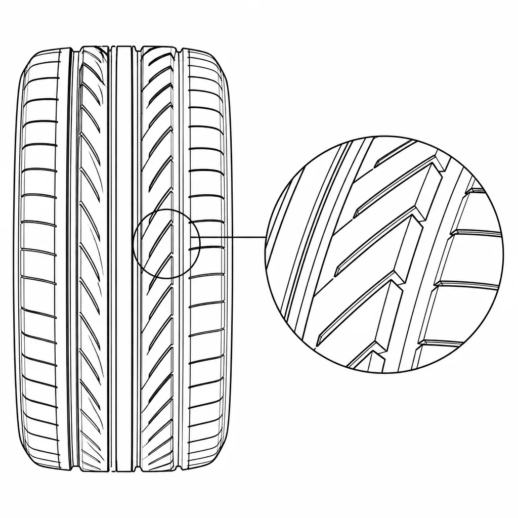 Schéma illustratif : Pavés allongés disposés selon un angle oblique