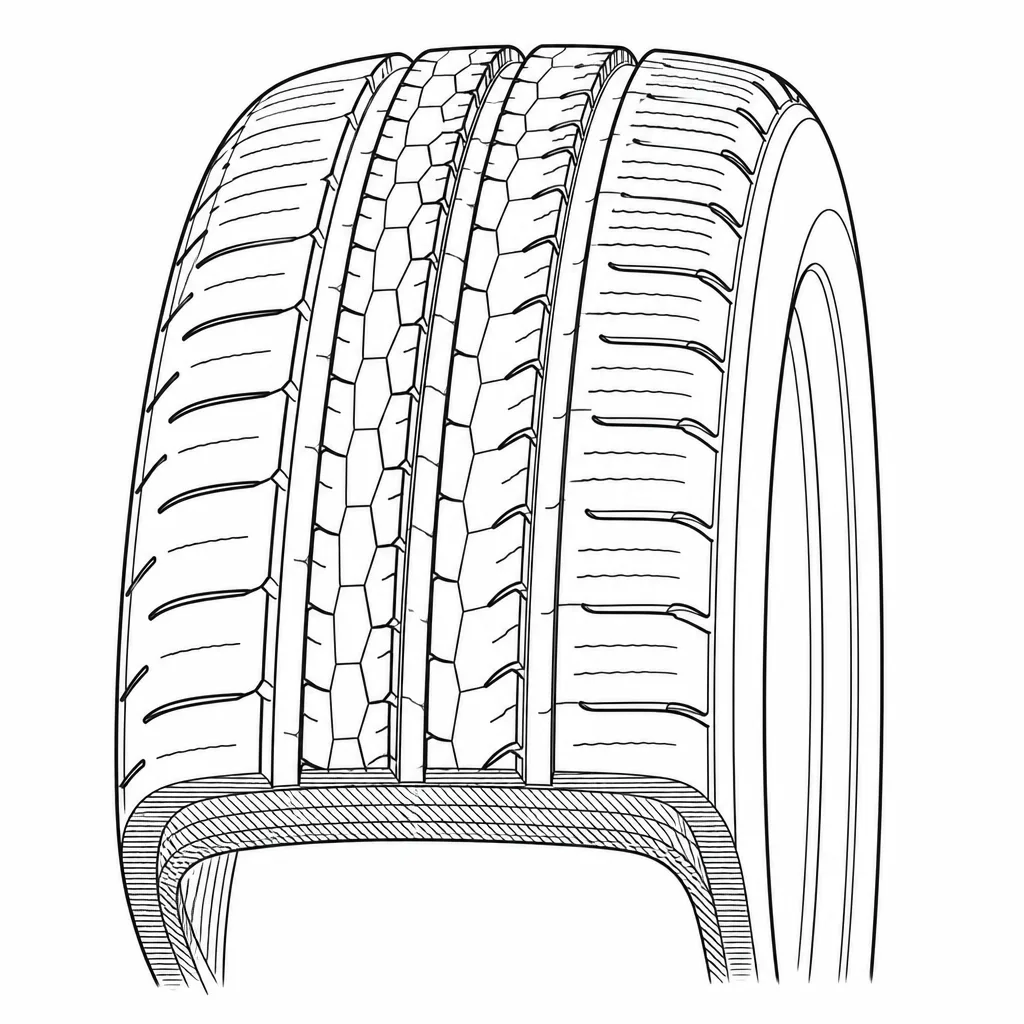 Schéma illustratif : Taux de creux périphérique supérieur à celui de la partie médiane