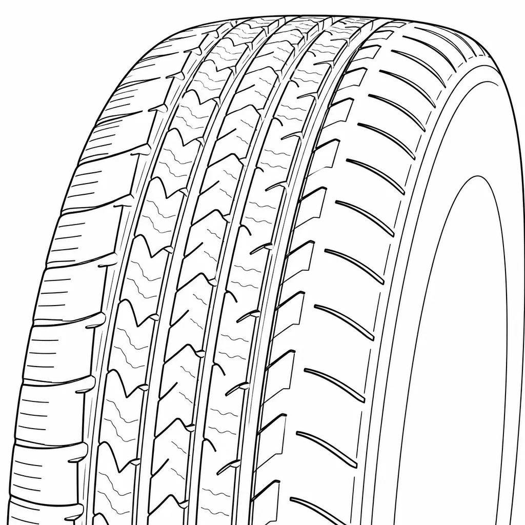 Schéma illustratif : Contour arrondi des épaules