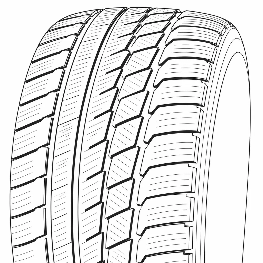Schéma illustratif : Épaules à forte proportion de gomme mais interrompues transversalement