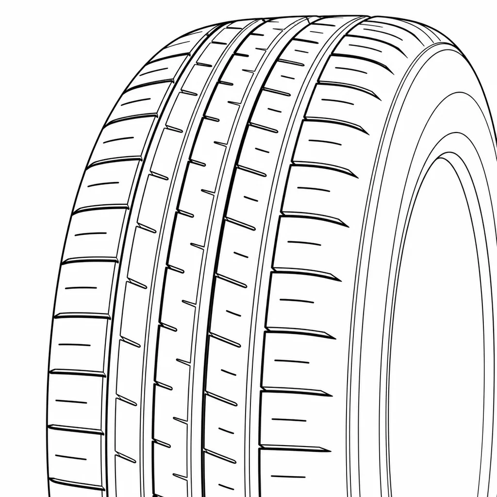 Schéma illustratif : Épaules longitudinales semi-continues avec encoches régulières