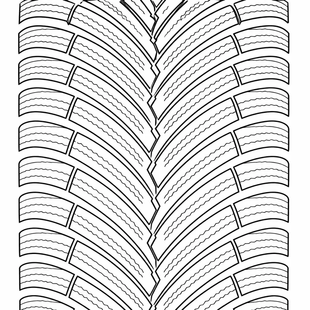Schéma illustratif : Jonction centrale composée de pointes de chevrons