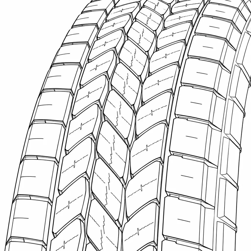 Schéma illustratif : Pavés centraux polygonaux décalés
