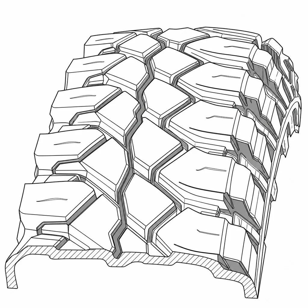Schéma illustratif : Intervalles obliques reliés à des couloirs en zigzag