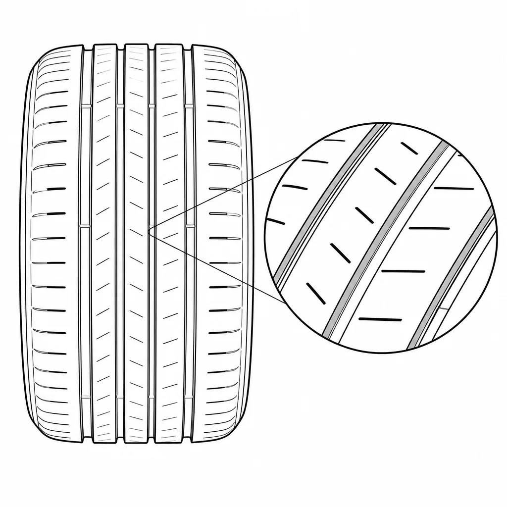 Schéma illustratif : Courtes incisions transversales ou obliques, peu nombreuses