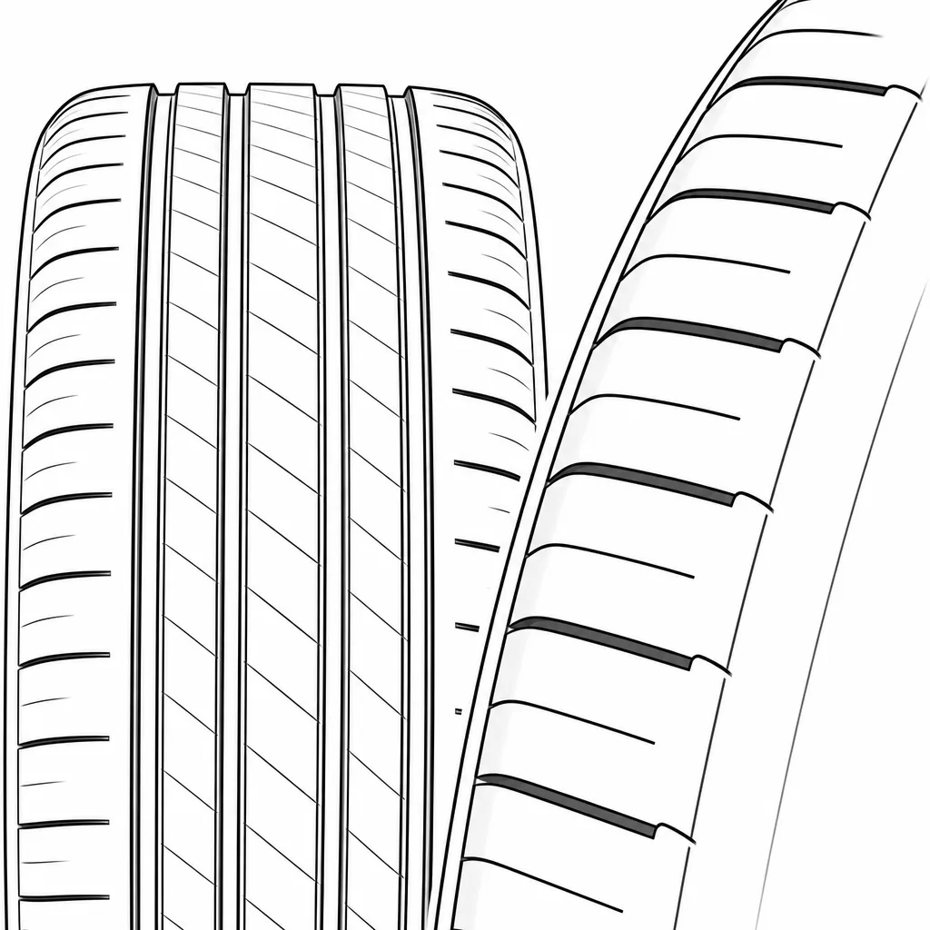 Schéma illustratif : Épaules semi-continues articulées par de courtes encoches