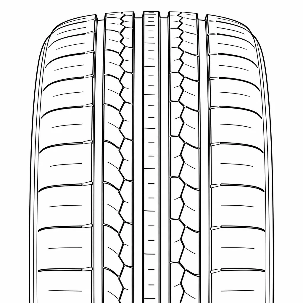 Schéma illustratif : Répartition symétrique des volumes de gomme autour du centre