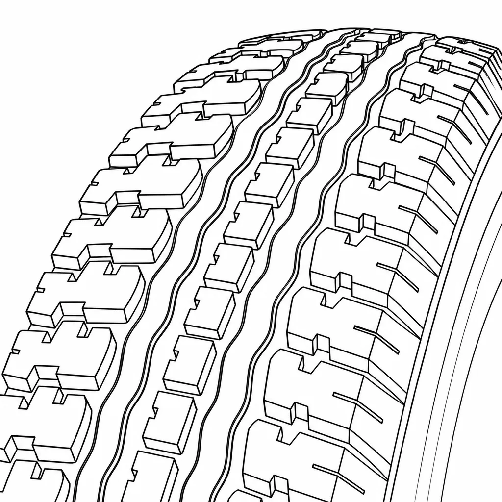 Schéma illustratif : Petits pavés courts disposés en rangées rapprochées