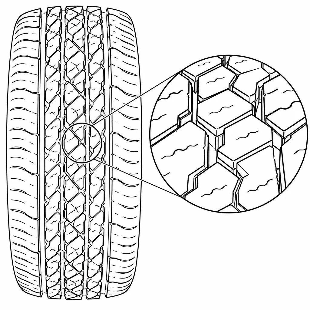 Schéma illustratif : Contours polygonaux à limites obliques