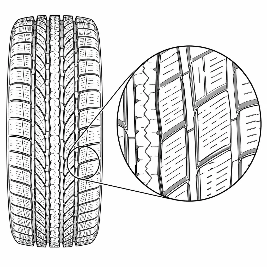 Schéma illustratif : Forte densité de lamelles transversales et obliques