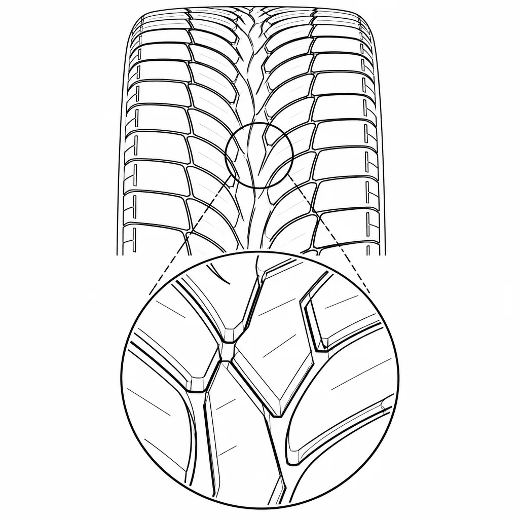 Schéma illustratif : Imbrication des éléments médians