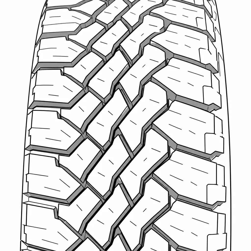 Schéma illustratif : Blocs centraux polygonaux imbriqués et disposés en ligne zigzagante