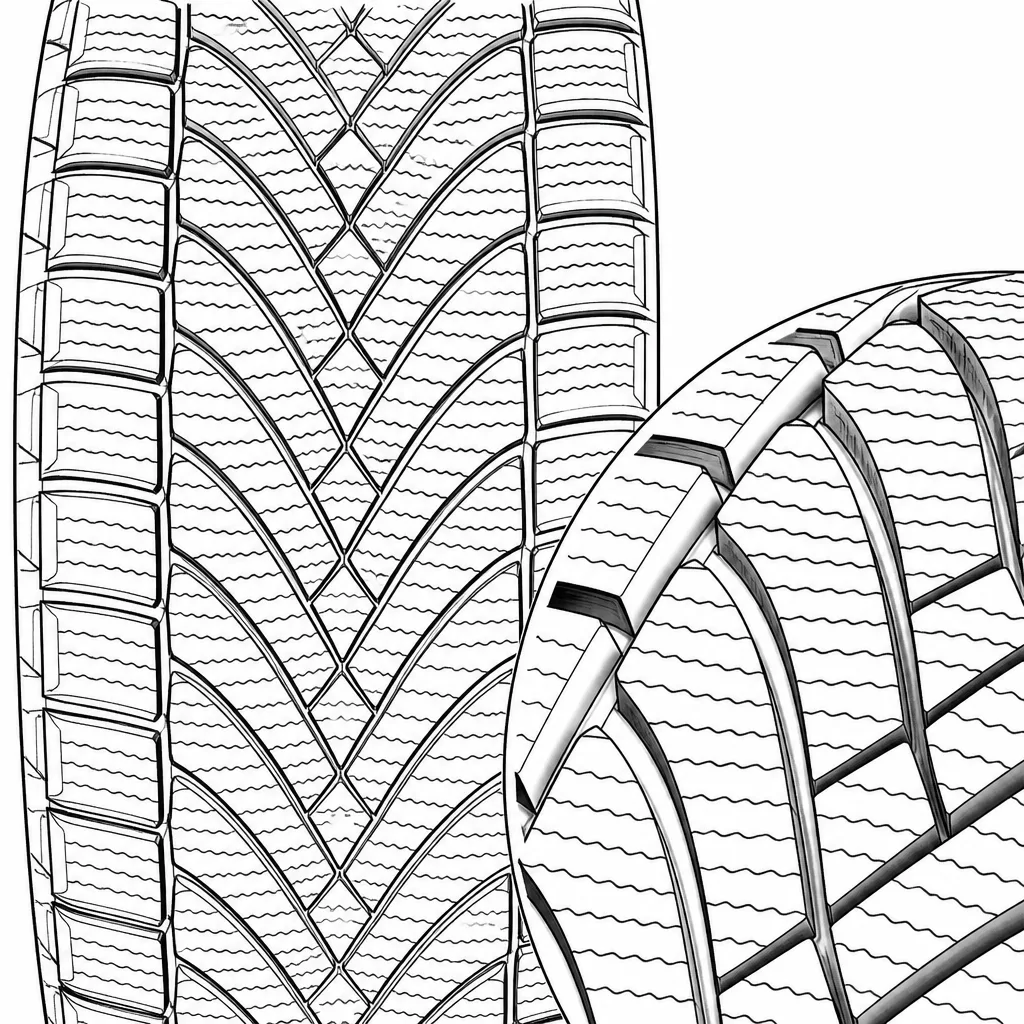 Schéma illustratif : Forte densité de fines découpes dans les pavés intermédiaires
