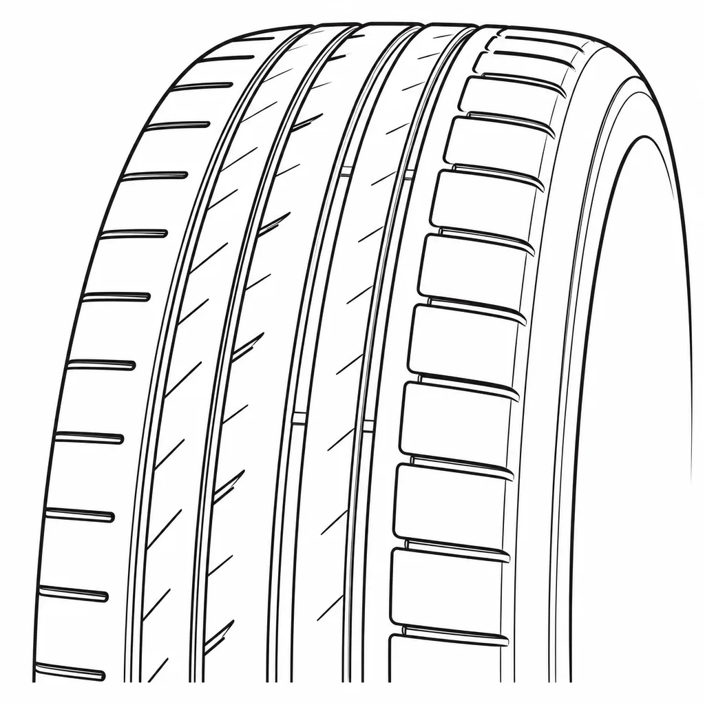 Schéma illustratif : Épaules à pavés massifs et encoches transversales