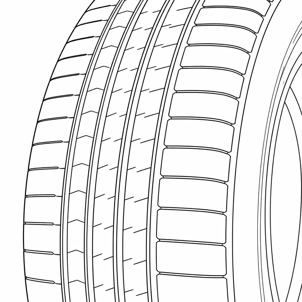 Schéma illustratif : Épaules semi-continues à encoches courtes