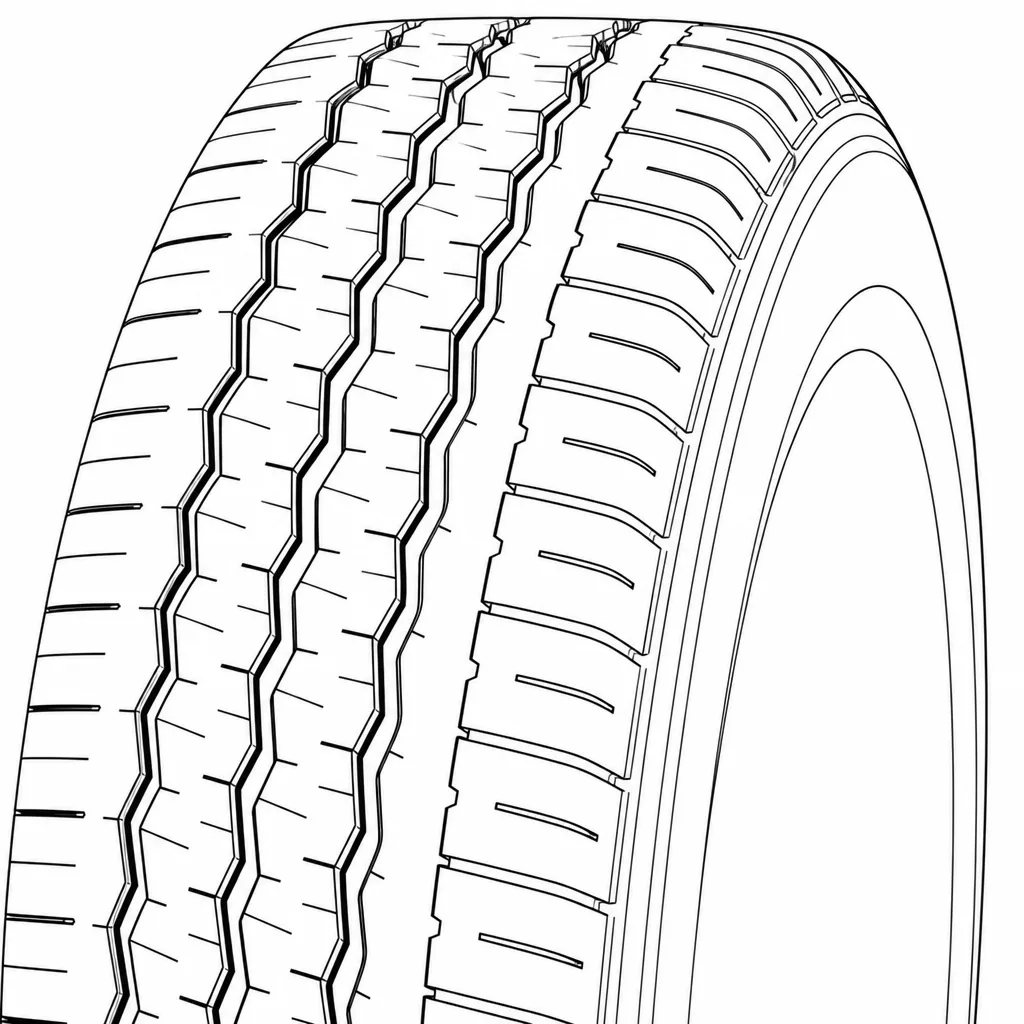 Schéma illustratif : Épaules semi-continues à encoches transversales courtes