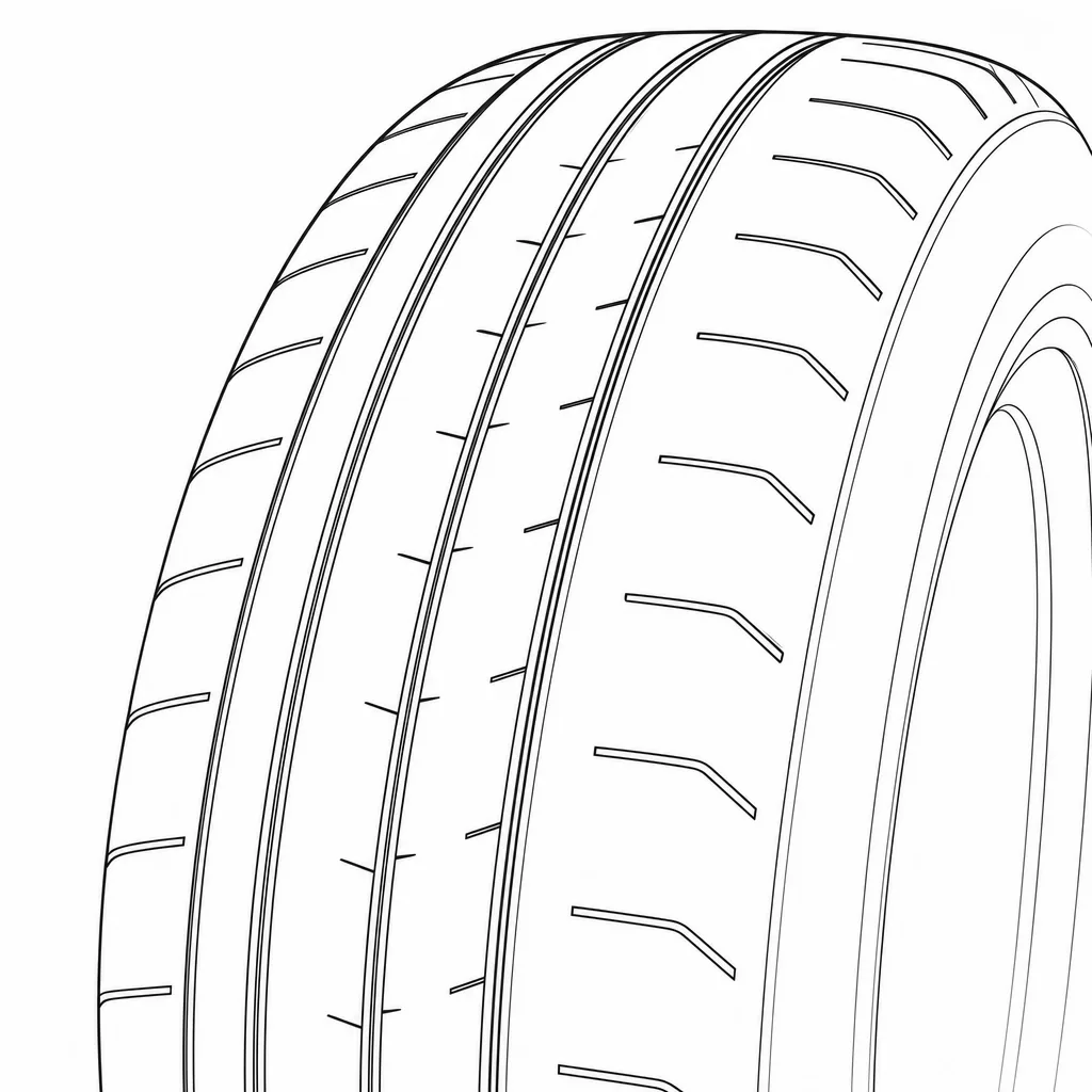 Schéma illustratif : Épaules semi-continues à incisions fines et espacées