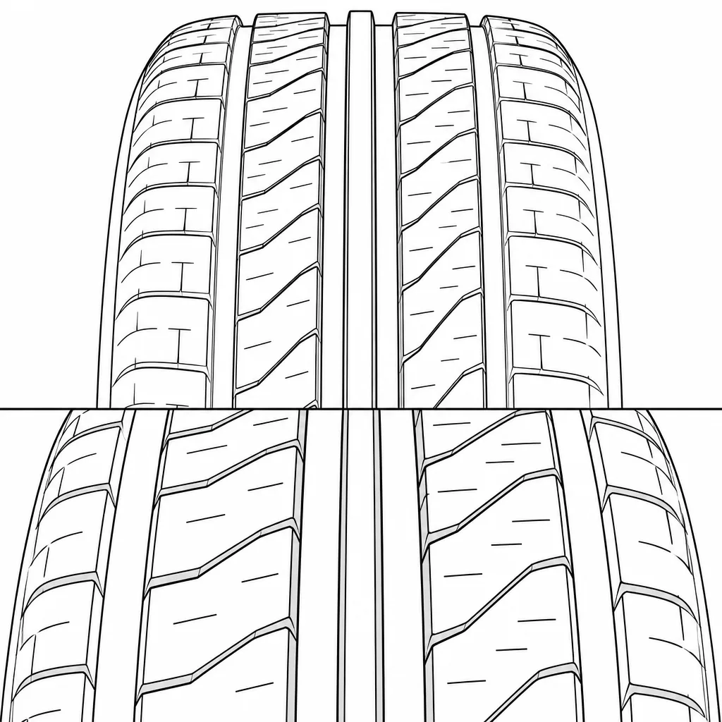 Schéma illustratif : Ligne axiale de section transversale limitée