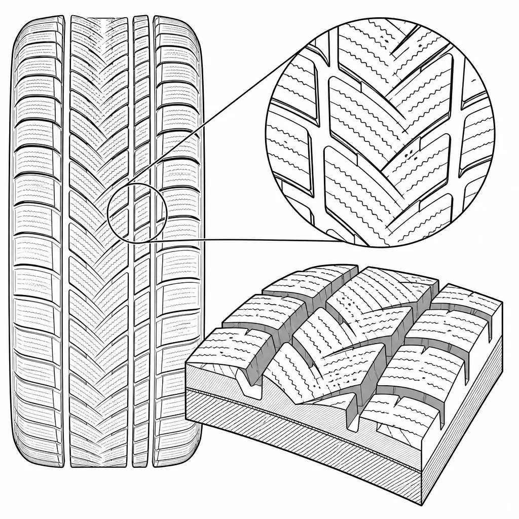 Schéma illustratif : Forte densité de fines lamelles transversales et obliques