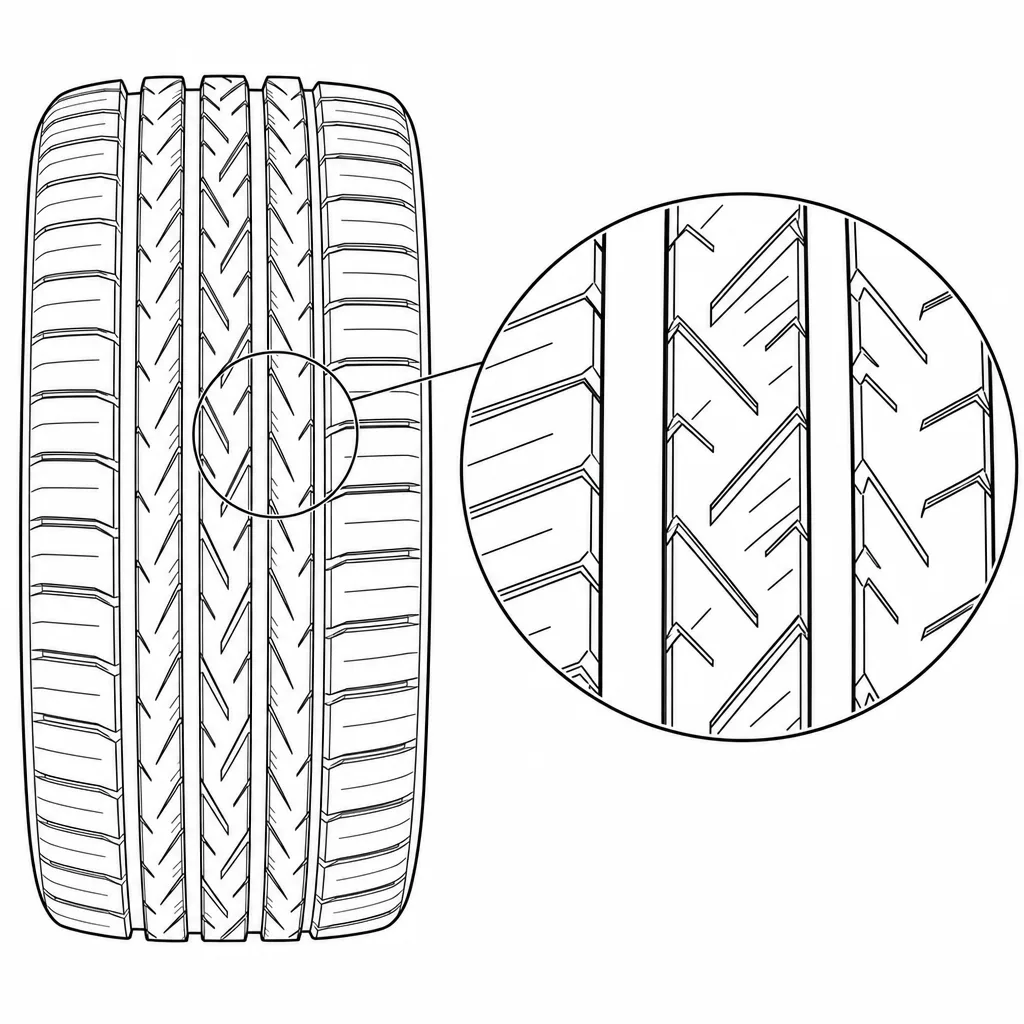 Schéma illustratif : Pavés allongés munis de découpes obliques
