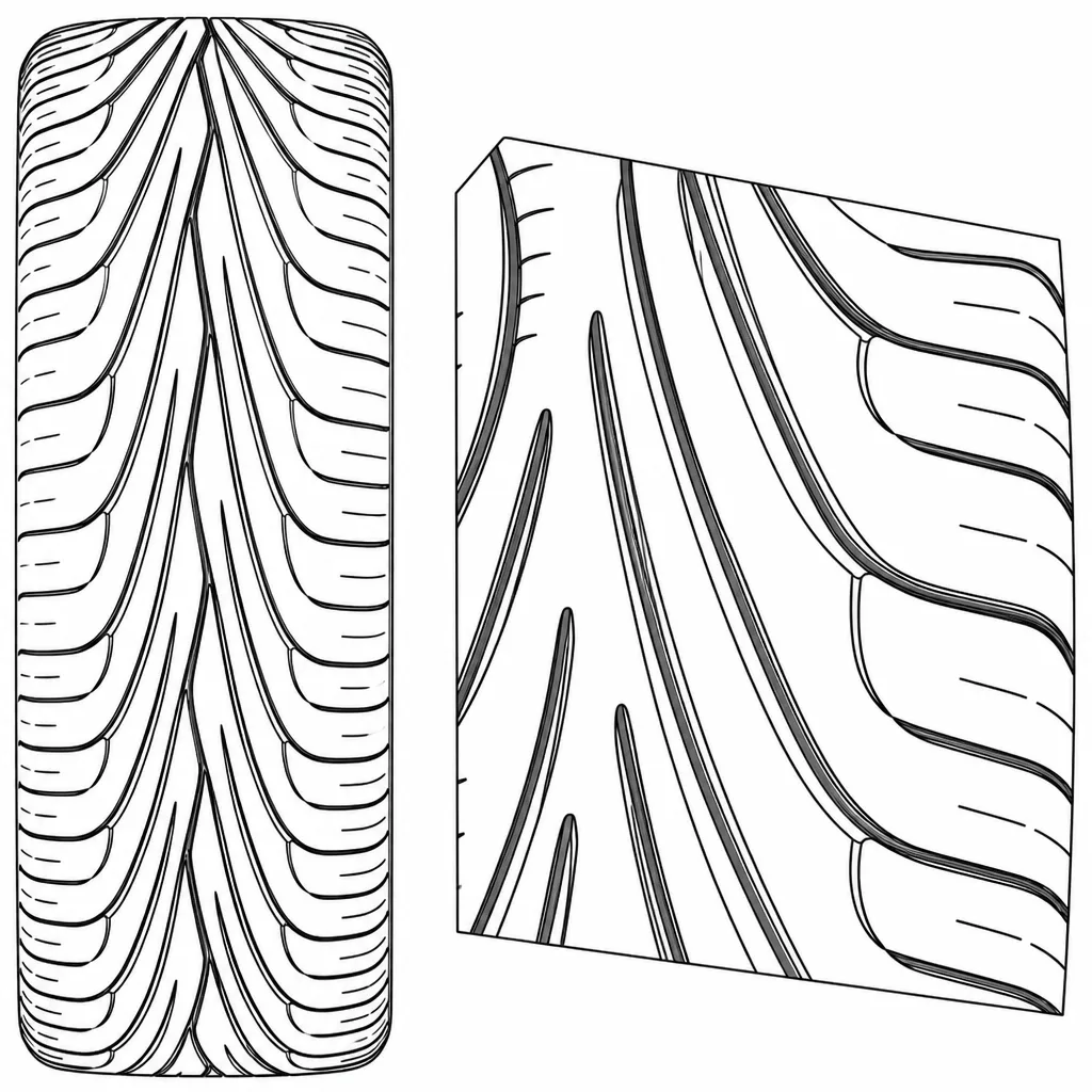 Schéma illustratif : Forme longue et oblique des pavés