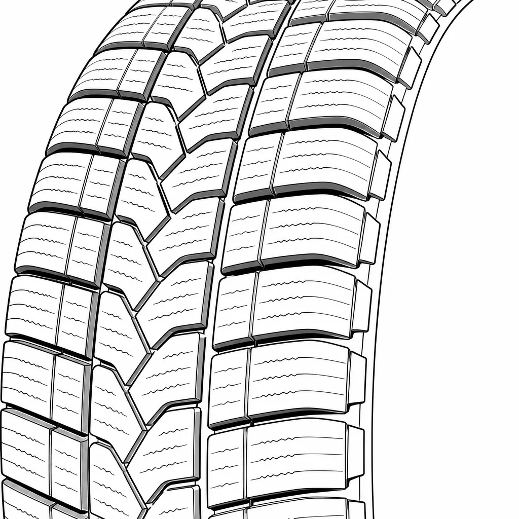 Schéma illustratif : Blocs périphériques larges mais séparés par des coupes transversales