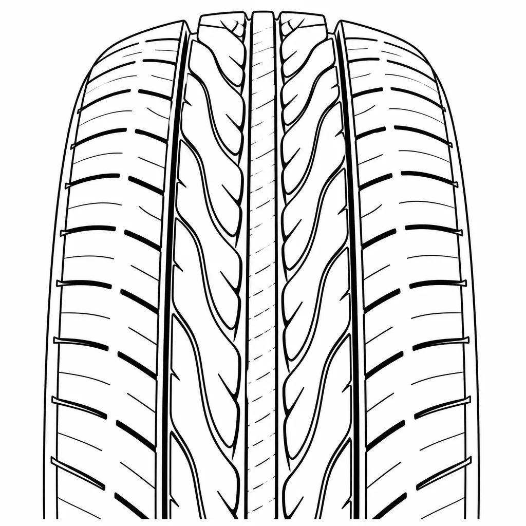 Schéma illustratif : Répartition symétrique des volumes de gomme autour du plan médian
