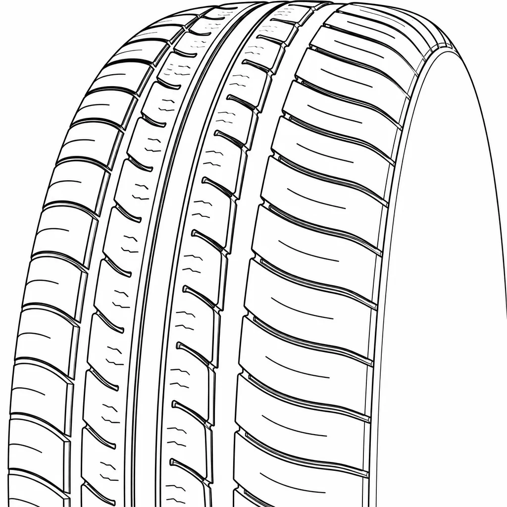 Schéma illustratif : Épaules semi-continues séparées par des encoches régulières