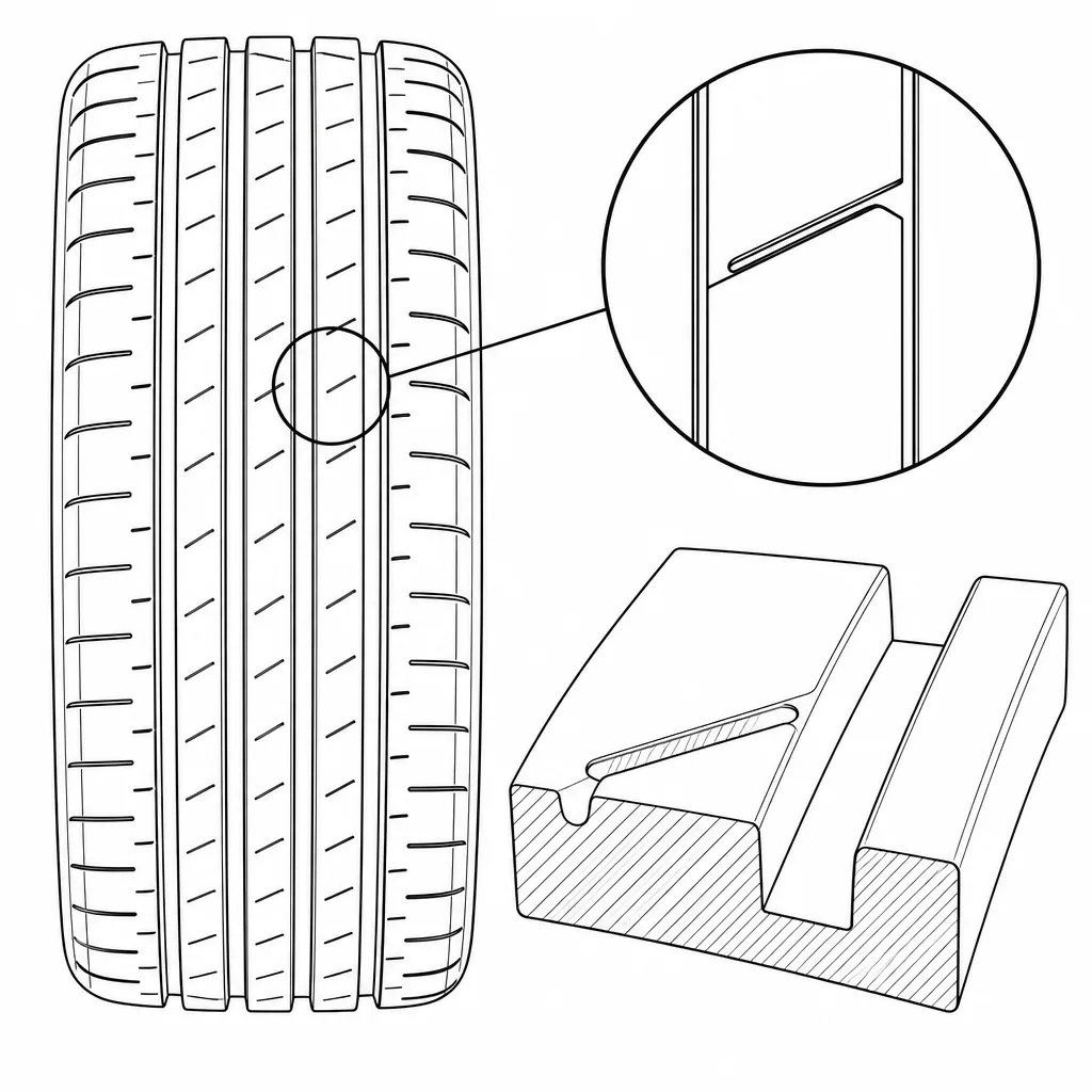 Schéma illustratif : Entailles courtes et obliques à extrémité fermée