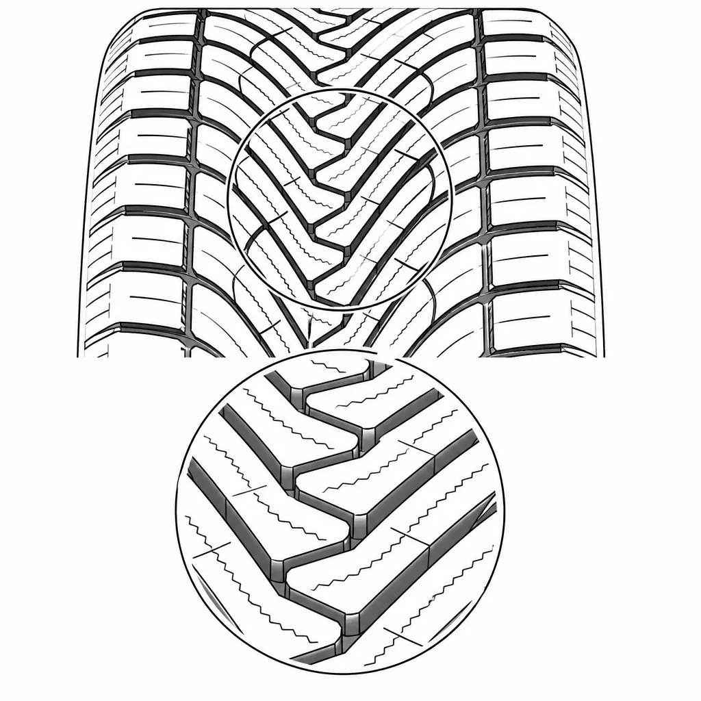 Schéma illustratif : Centre entièrement segmenté, sans bande médiane monobloc
